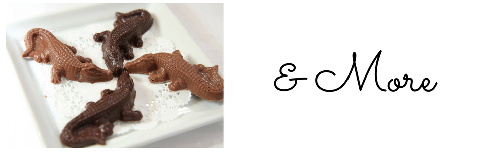 image of our signature chocolate crocodiles and more 